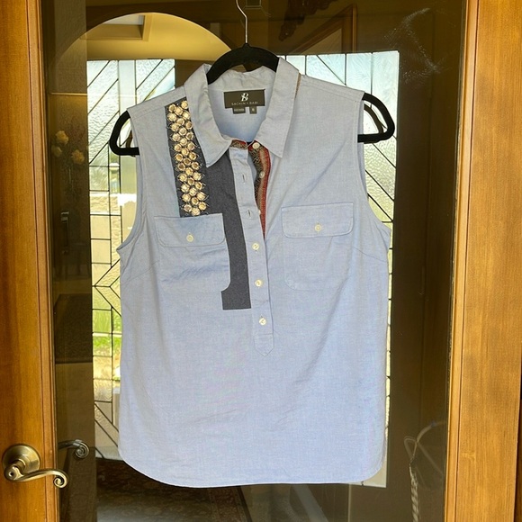 Sachin + Babin sleeveless Blouse Size 8 - Picture 2 of 9